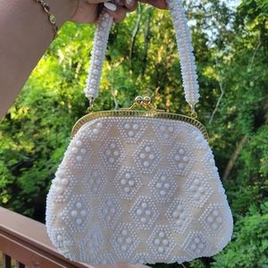 Vintage Beaded Handbag Made In Hong Kong